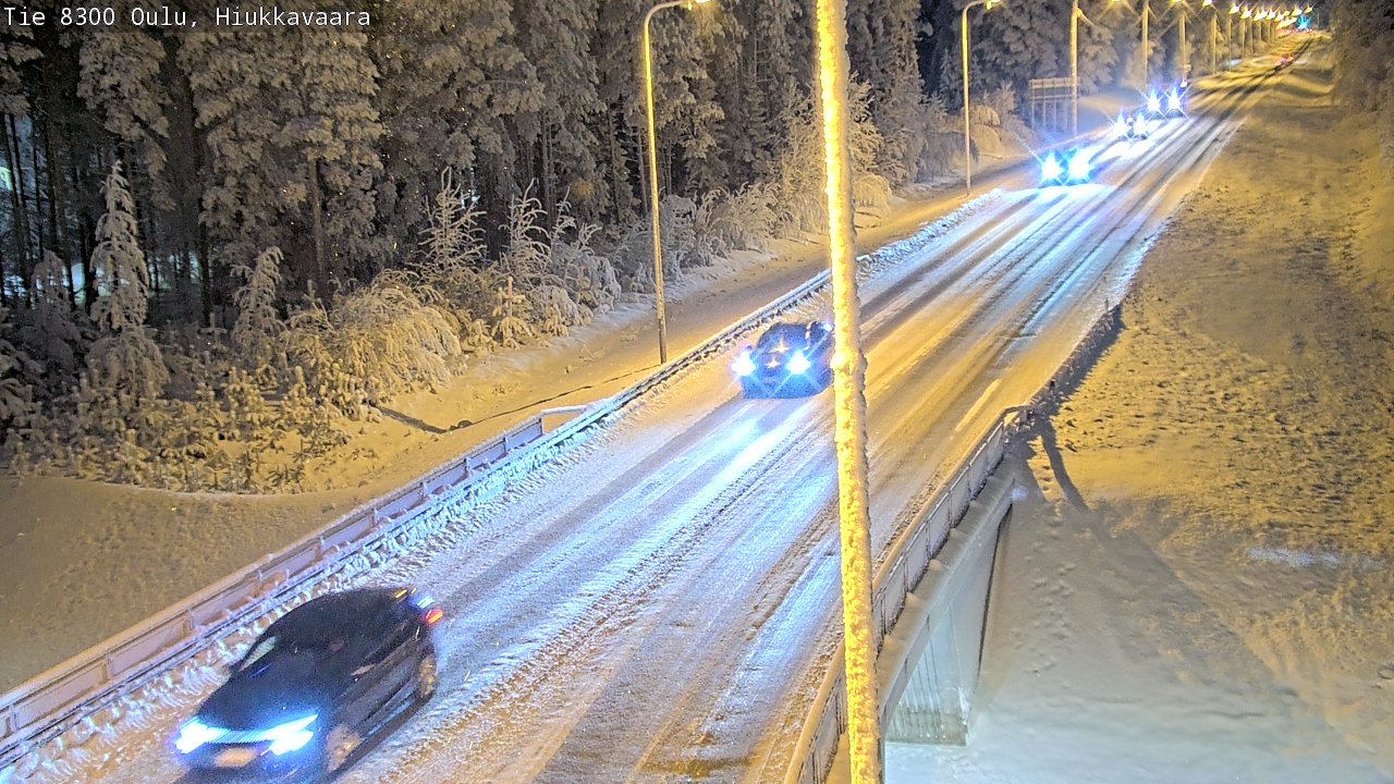 Kelikamerat Kuva tie 8300 Oulu Hiukkavaara, Oulu, Pohjois-Pohjanmaa