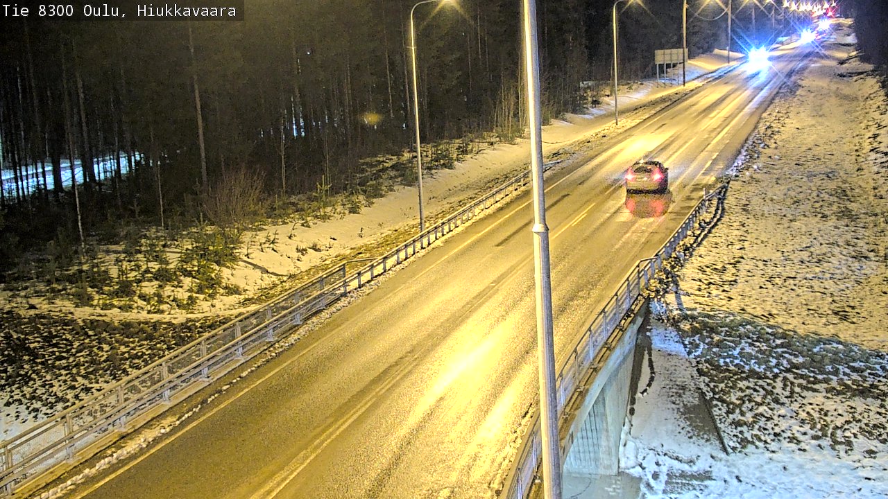 Kelikamerat Kuva tie 8300 Oulu Hiukkavaara, Oulu, Pohjois-Pohjanmaa