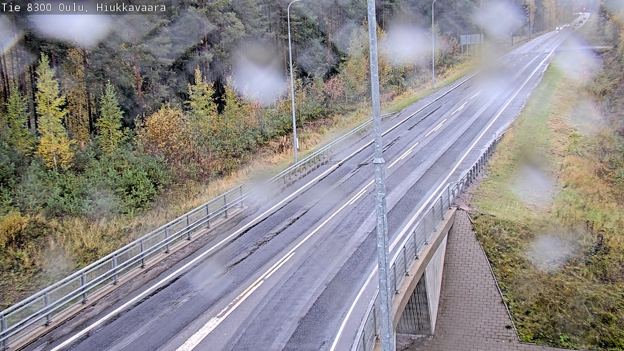Weather Camera Image road 8300 Oulu Hiukkavaara, Oulu, Pohjois-Pohjanmaa