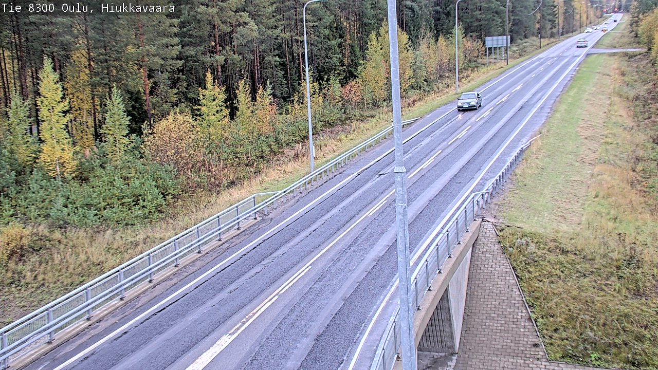 Kelikamerat Kuva tie 8300 Oulu Hiukkavaara, Oulu, Pohjois-Pohjanmaa