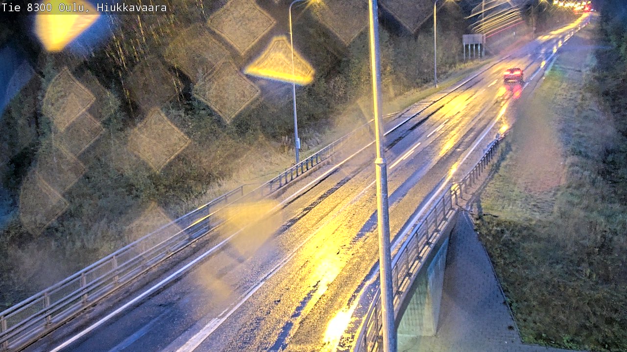 Weather Camera Image väg 8300 Oulu Hiukkavaara, Oulu, Pohjois-Pohjanmaa