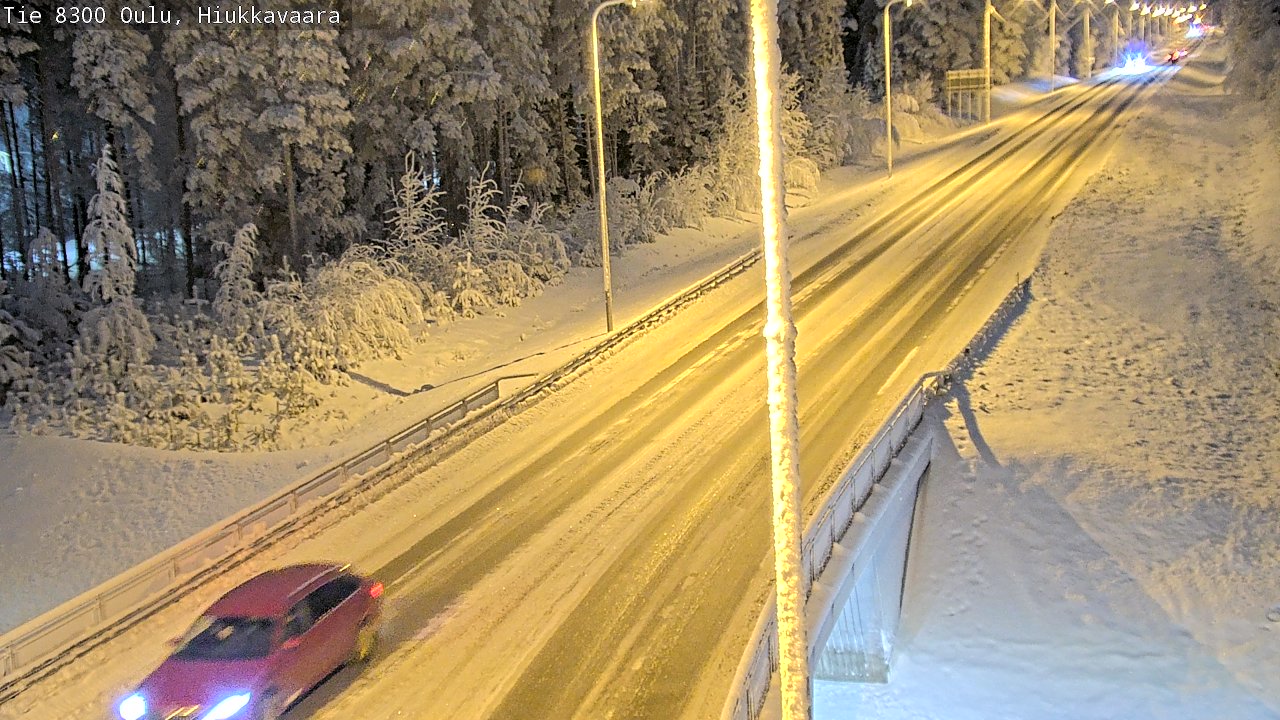 Kelikamerat Kuva tie 8300 Oulu Hiukkavaara, Oulu, Pohjois-Pohjanmaa