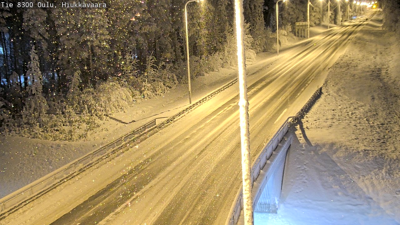 Kelikamerat Kuva tie 8300 Oulu Hiukkavaara, Oulu, Pohjois-Pohjanmaa