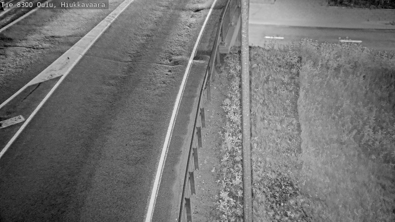Weather Camera Image road 8300 Oulu Hiukkavaara, Oulu, Pohjois-Pohjanmaa