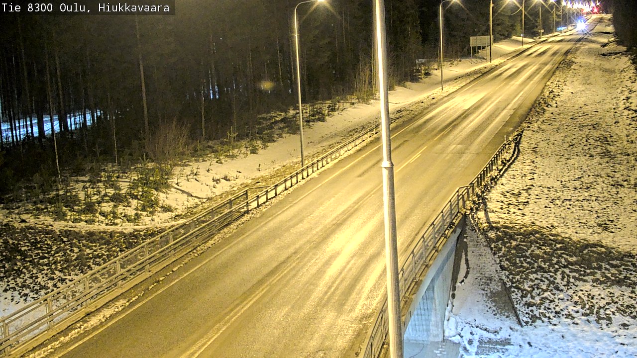 Kelikamerat Kuva tie 8300 Oulu Hiukkavaara, Oulu, Pohjois-Pohjanmaa