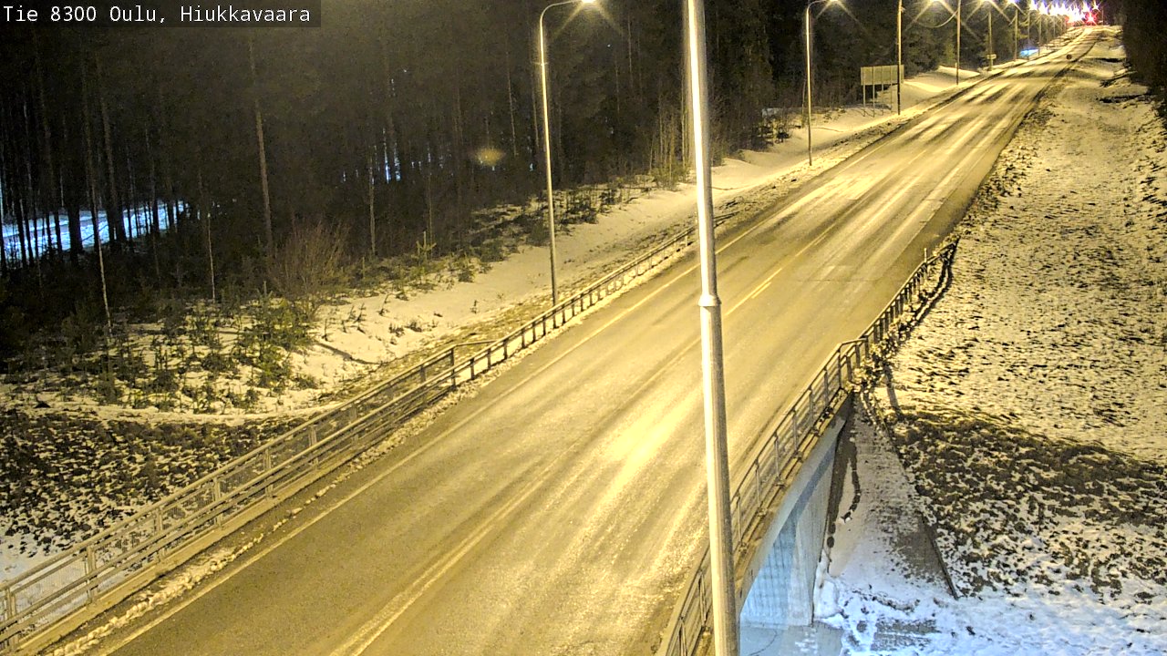 Kelikamerat Kuva tie 8300 Oulu Hiukkavaara, Oulu, Pohjois-Pohjanmaa