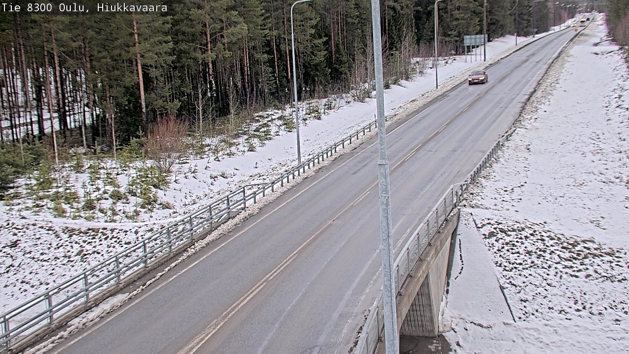 Kelikamerat Kuva tie 8300 Oulu Hiukkavaara, Oulu, Pohjois-Pohjanmaa