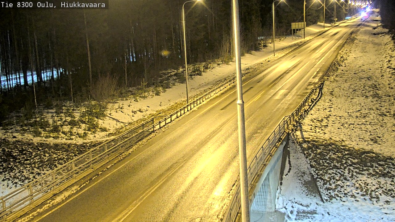 Kelikamerat Kuva tie 8300 Oulu Hiukkavaara, Oulu, Pohjois-Pohjanmaa