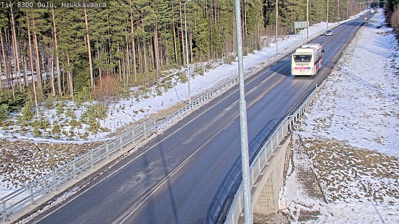 Kelikamerat Kuva tie 8300 Oulu Hiukkavaara, Oulu, Pohjois-Pohjanmaa