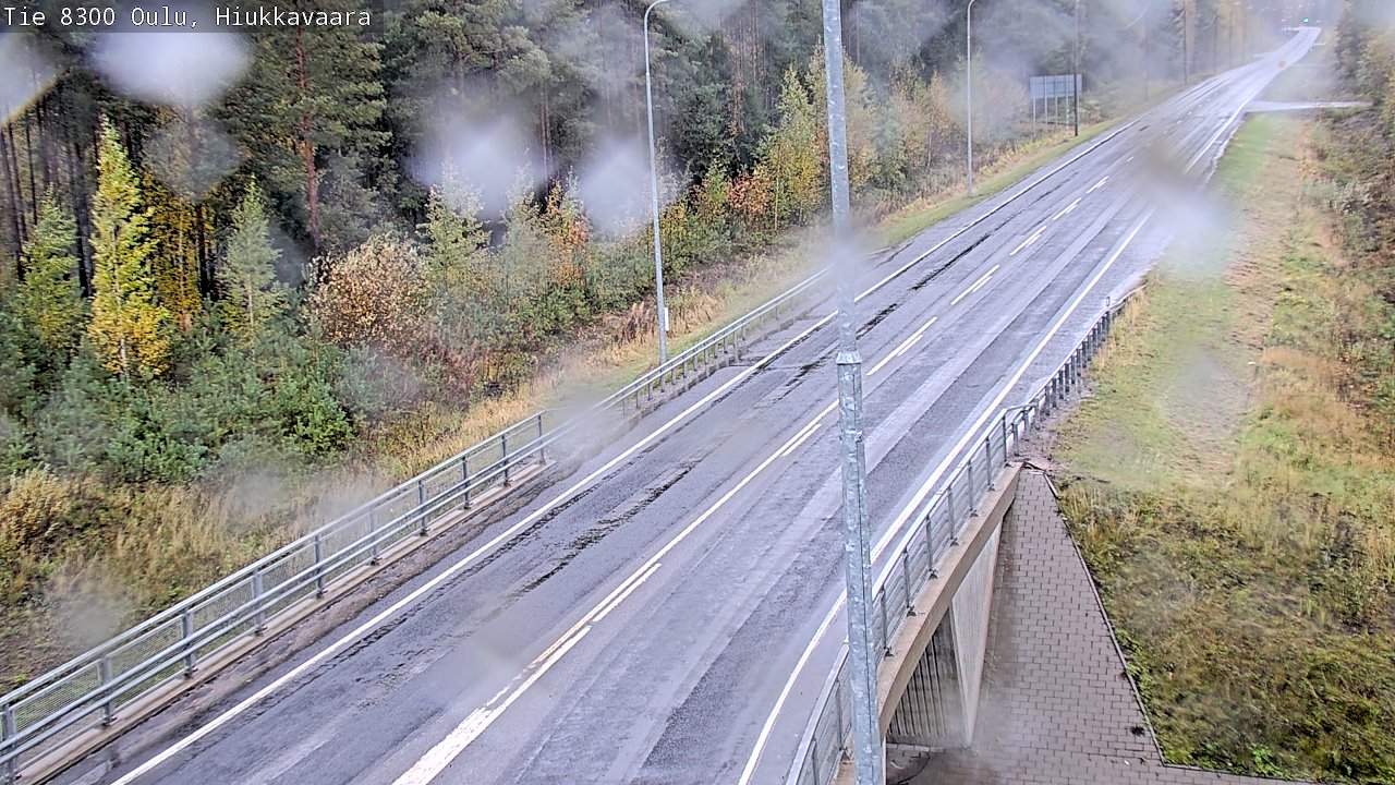Weather Camera Image väg 8300 Oulu Hiukkavaara, Oulu, Pohjois-Pohjanmaa