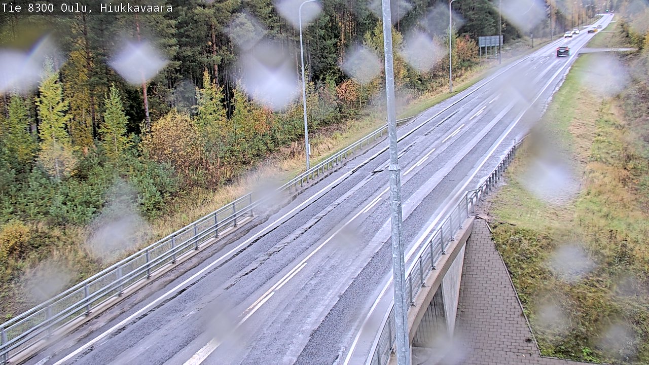 Weather Camera Image väg 8300 Oulu Hiukkavaara, Oulu, Pohjois-Pohjanmaa