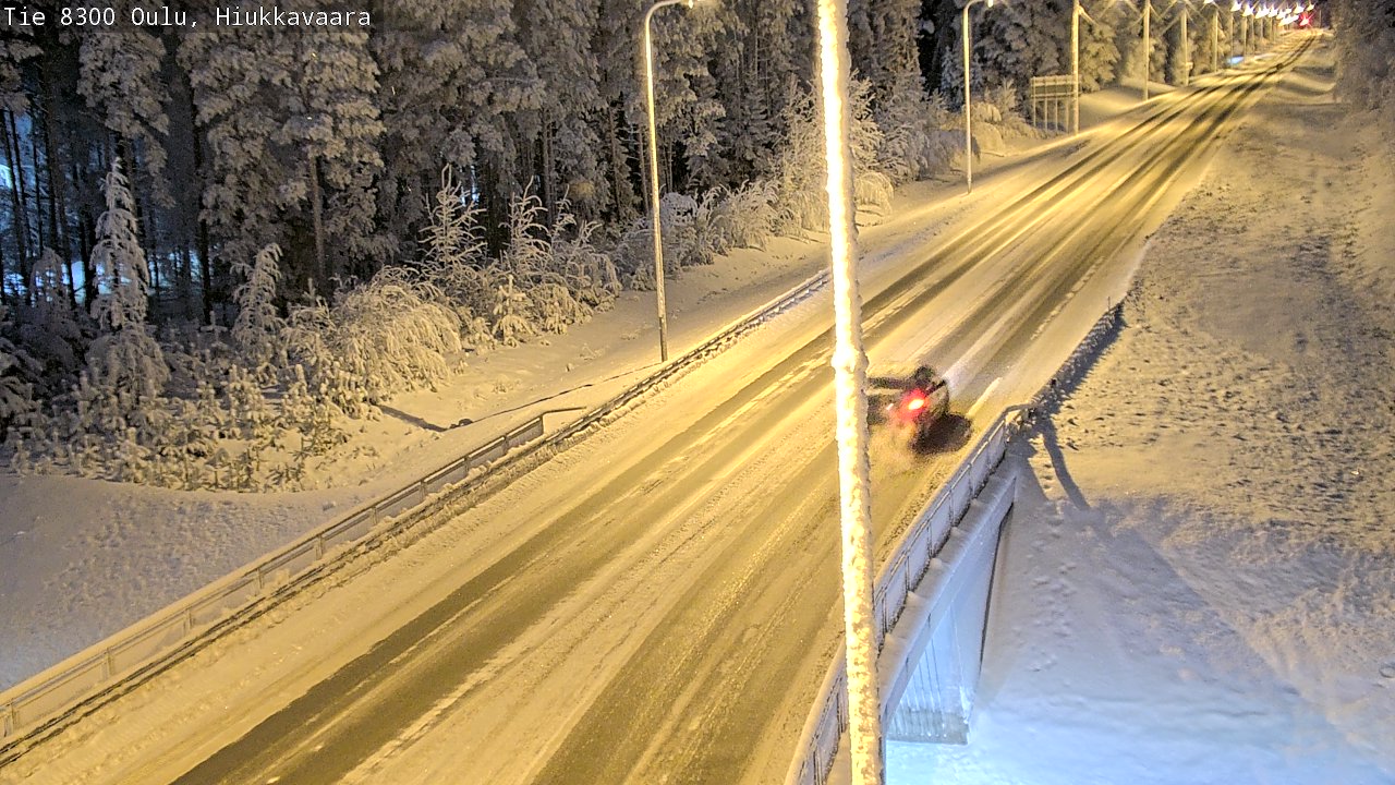 Kelikamerat Kuva tie 8300 Oulu Hiukkavaara, Oulu, Pohjois-Pohjanmaa