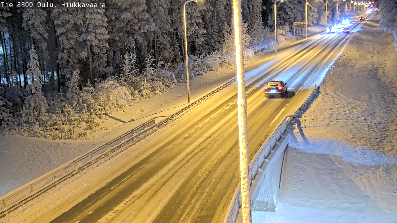 Kelikamerat Kuva tie 8300 Oulu Hiukkavaara, Oulu, Pohjois-Pohjanmaa