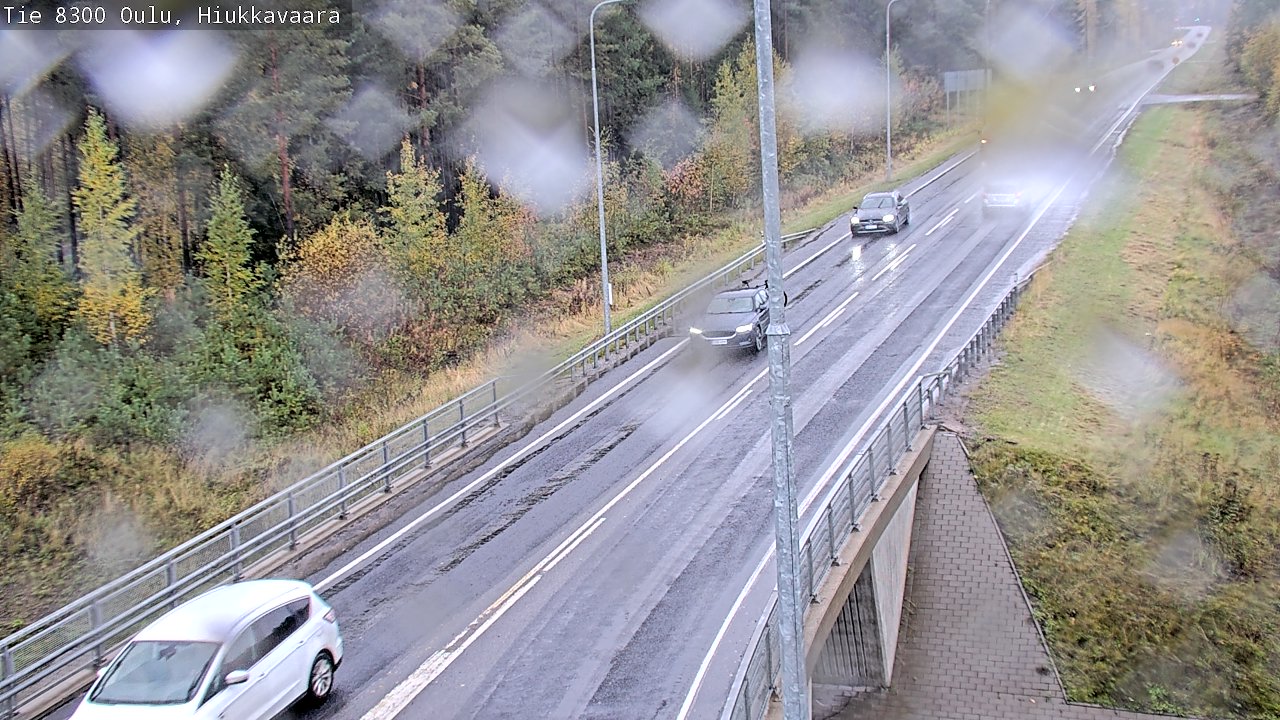 Weather Camera Image road 8300 Oulu Hiukkavaara, Oulu, Pohjois-Pohjanmaa