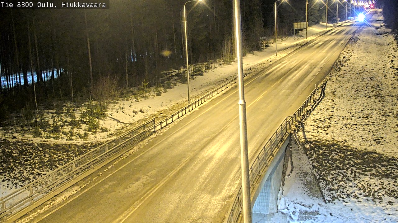 Kelikamerat Kuva tie 8300 Oulu Hiukkavaara, Oulu, Pohjois-Pohjanmaa