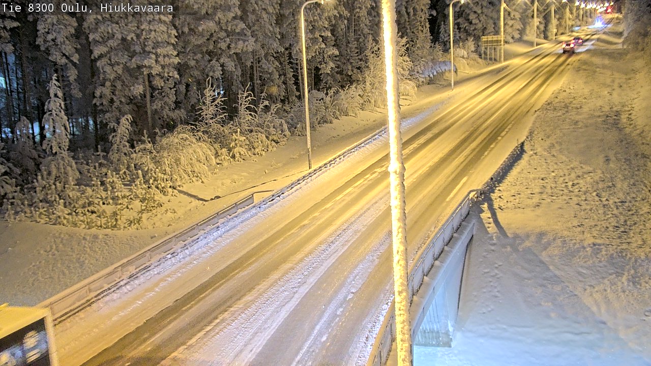 Kelikamerat Kuva tie 8300 Oulu Hiukkavaara, Oulu, Pohjois-Pohjanmaa