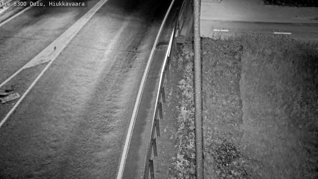 Weather Camera Image road 8300 Oulu Hiukkavaara, Oulu, Pohjois-Pohjanmaa