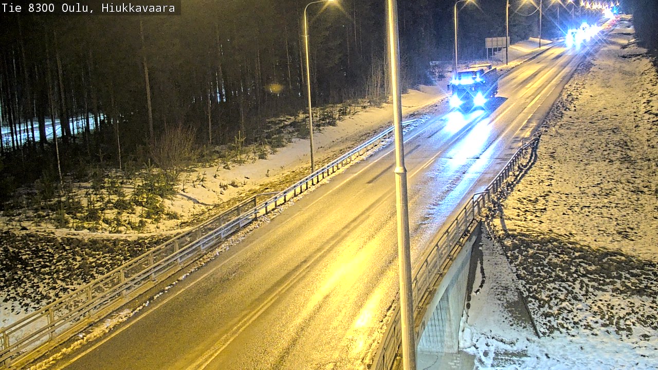 Kelikamerat Kuva tie 8300 Oulu Hiukkavaara, Oulu, Pohjois-Pohjanmaa