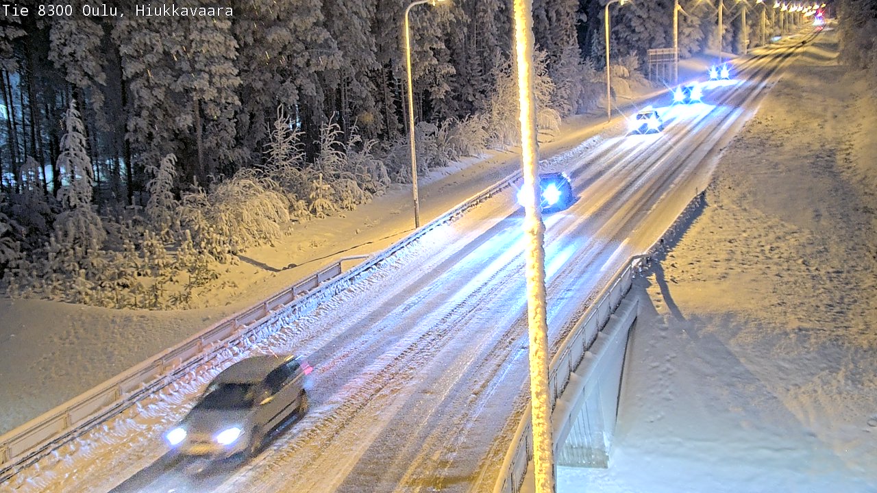 Kelikamerat Kuva tie 8300 Oulu Hiukkavaara, Oulu, Pohjois-Pohjanmaa