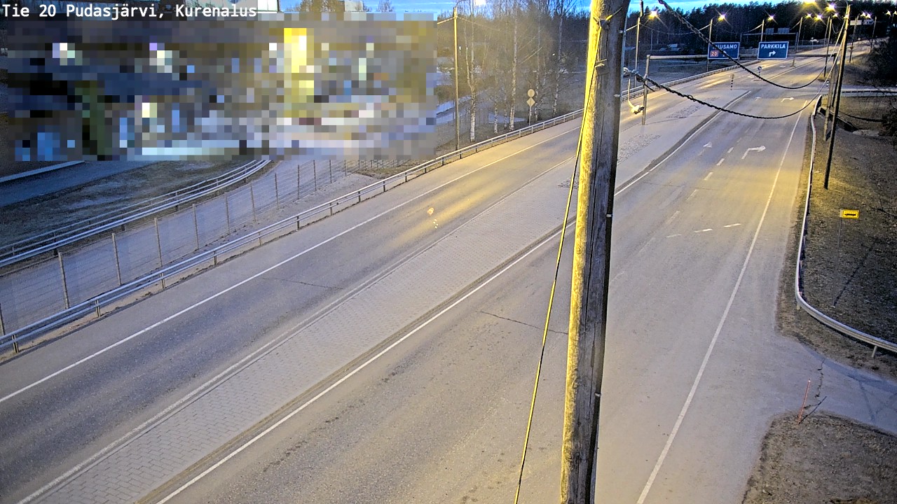 Kelikamerat Kuva Tie 20 Pudasjärvi, Kurenalus, Pudasjärvi, Pohjois-Pohjanmaa