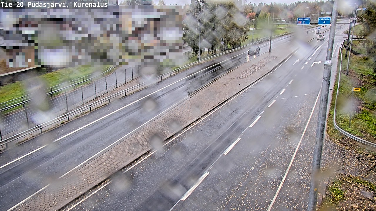 Weather Camera Image Väg 20Pudasjärvi, Kurenalus, Pudasjärvi, Pohjois-Pohjanmaa