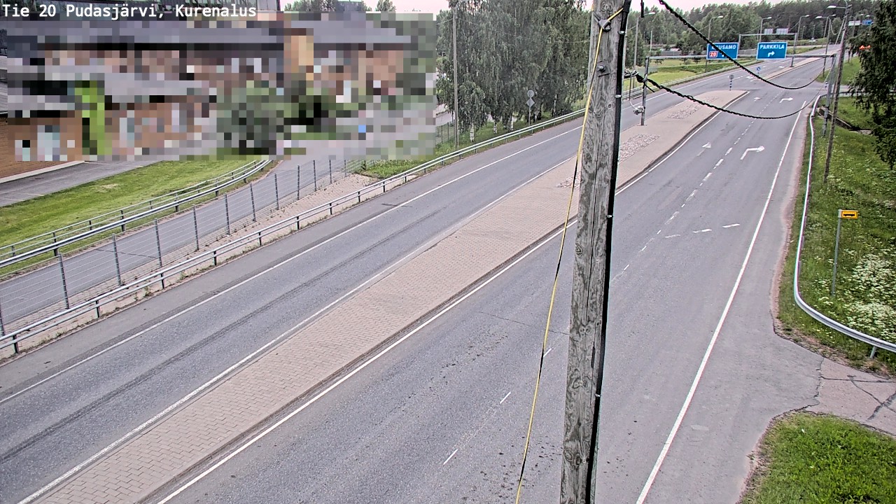Kelikamerat Kuva Tie 20 Pudasjärvi, Kurenalus, Pudasjärvi, Pohjois-Pohjanmaa