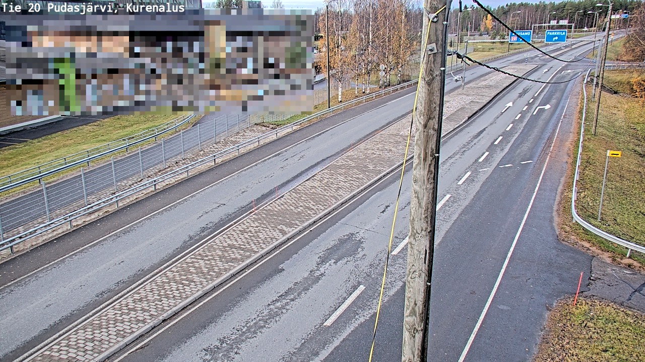 Kelikamerat Kuva Tie 20 Pudasjärvi, Kurenalus, Pudasjärvi, Pohjois-Pohjanmaa