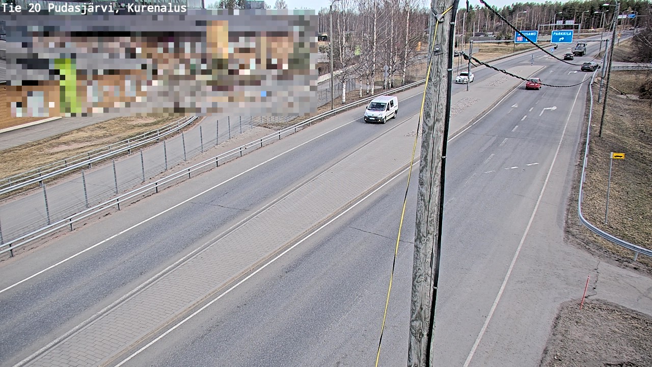 Kelikamerat Kuva Tie 20 Pudasjärvi, Kurenalus, Pudasjärvi, Pohjois-Pohjanmaa