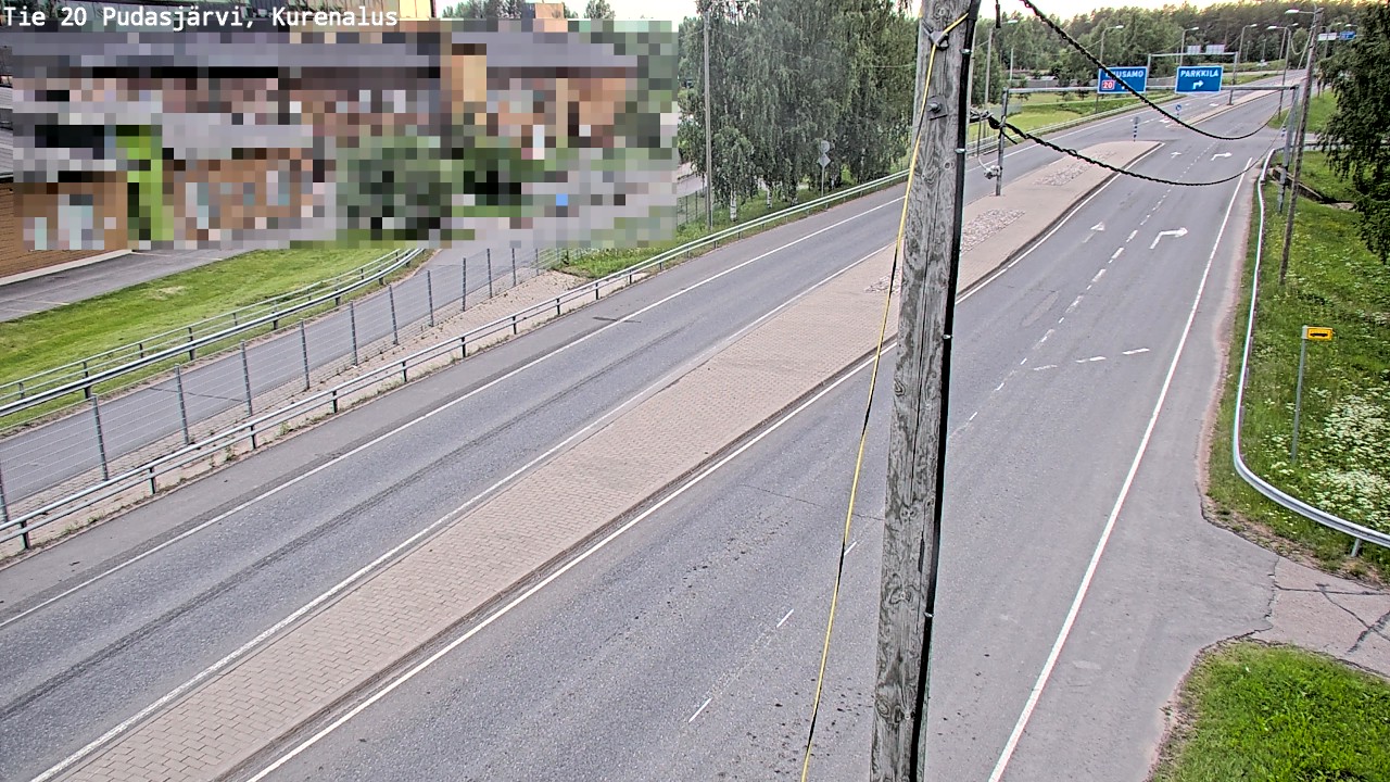 Kelikamerat Kuva Tie 20 Pudasjärvi, Kurenalus, Pudasjärvi, Pohjois-Pohjanmaa