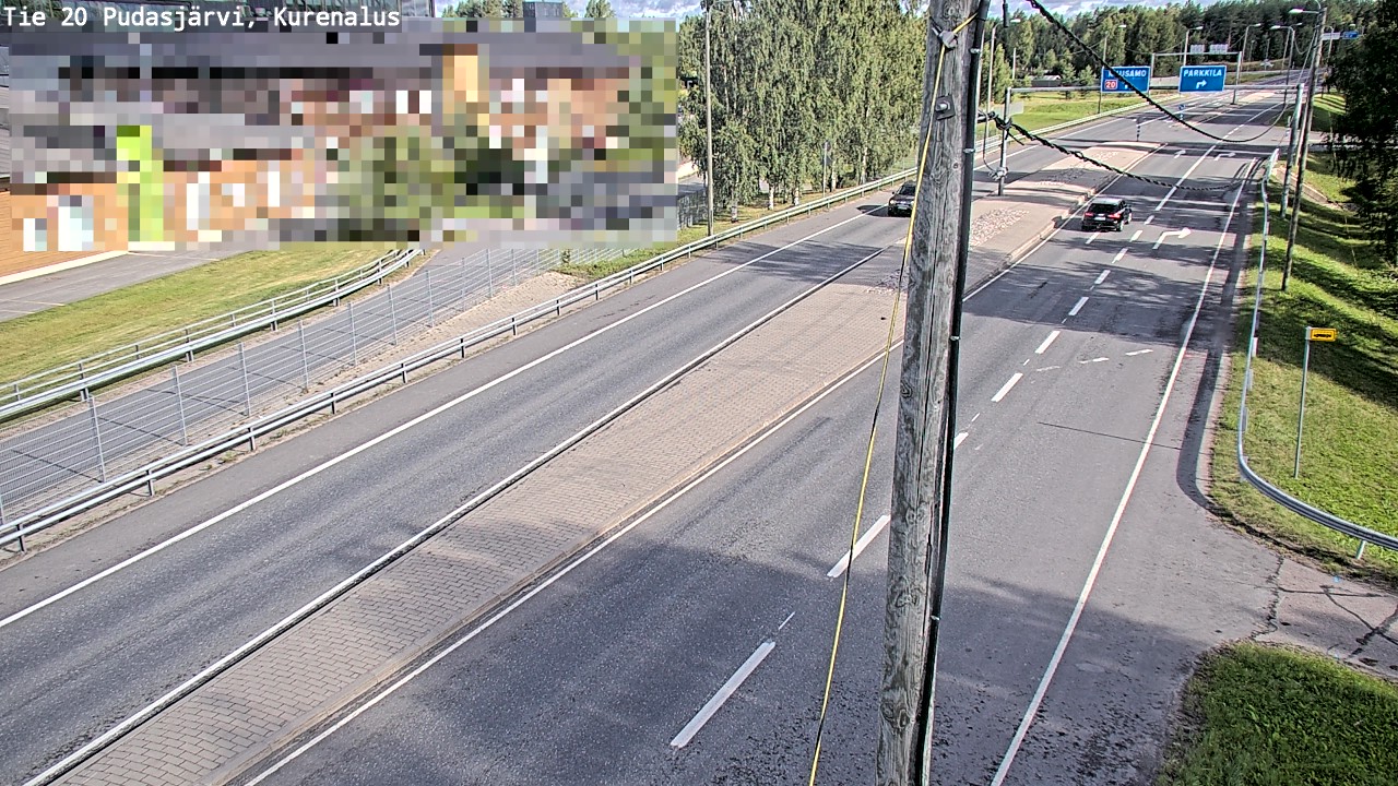 Kelikamerat Kuva Tie 20 Pudasjärvi, Kurenalus, Pudasjärvi, Pohjois-Pohjanmaa