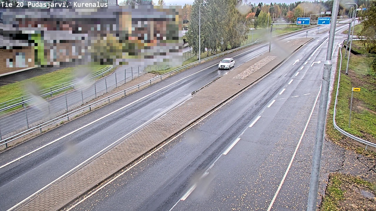 Weather Camera Image Väg 20Pudasjärvi, Kurenalus, Pudasjärvi, Pohjois-Pohjanmaa