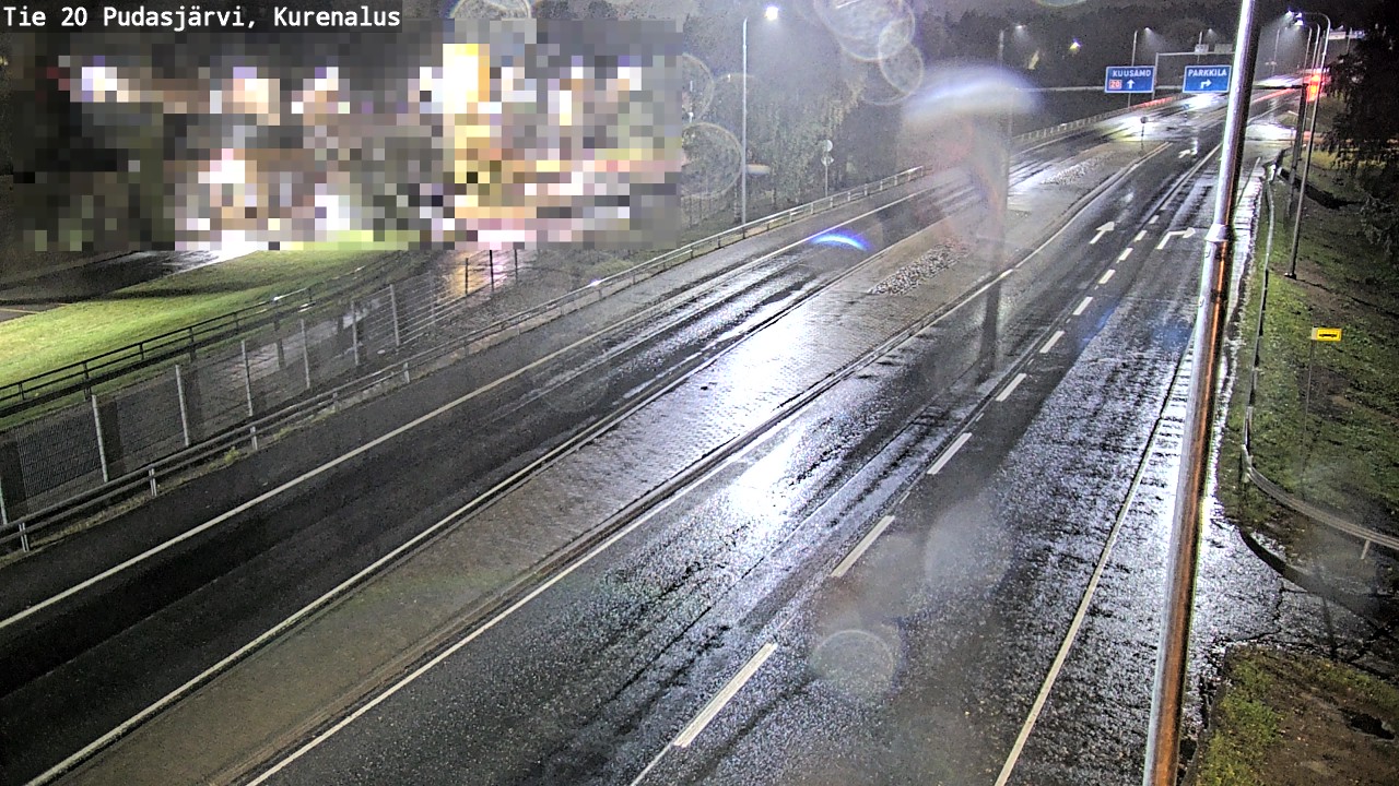 Weather Camera Image Väg 20Pudasjärvi, Kurenalus, Pudasjärvi, Pohjois-Pohjanmaa