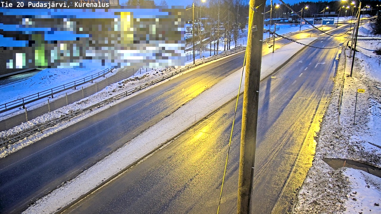 Kelikamerat Kuva Tie 20 Pudasjärvi, Kurenalus, Pudasjärvi, Pohjois-Pohjanmaa
