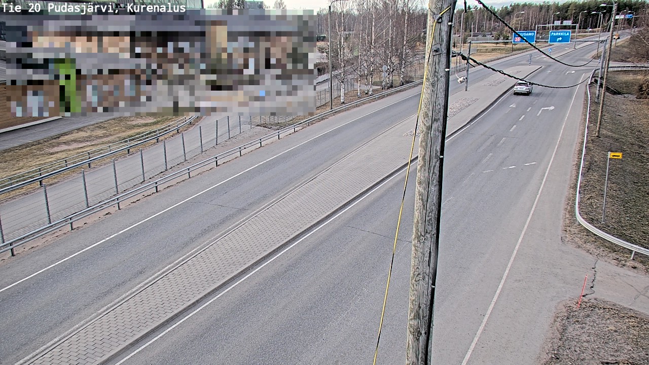Kelikamerat Kuva Tie 20 Pudasjärvi, Kurenalus, Pudasjärvi, Pohjois-Pohjanmaa