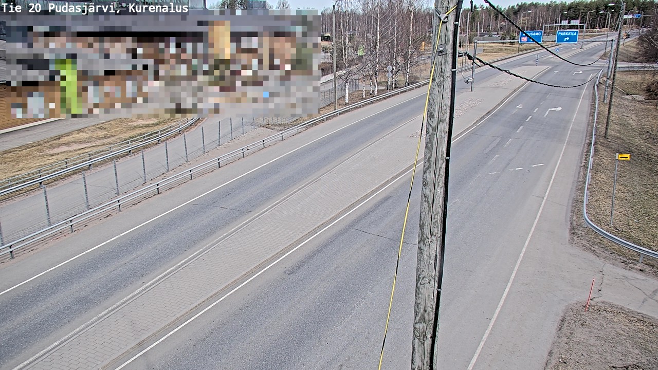 Kelikamerat Kuva Tie 20 Pudasjärvi, Kurenalus, Pudasjärvi, Pohjois-Pohjanmaa