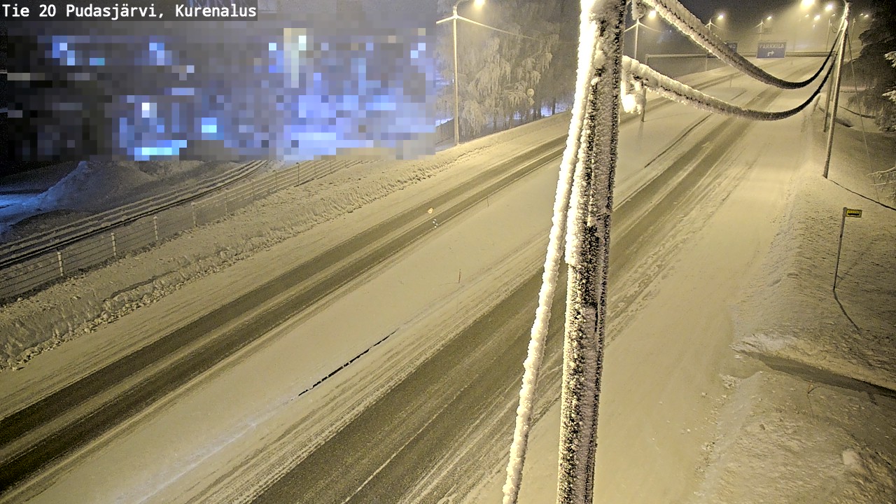 Kelikamerat Kuva Tie 20 Pudasjärvi, Kurenalus, Pudasjärvi, Pohjois-Pohjanmaa