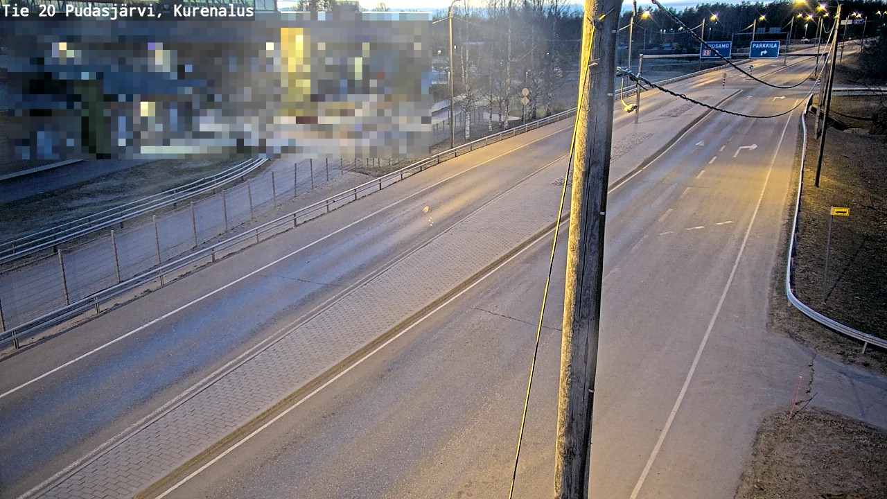 Kelikamerat Kuva Tie 20 Pudasjärvi, Kurenalus, Pudasjärvi, Pohjois-Pohjanmaa