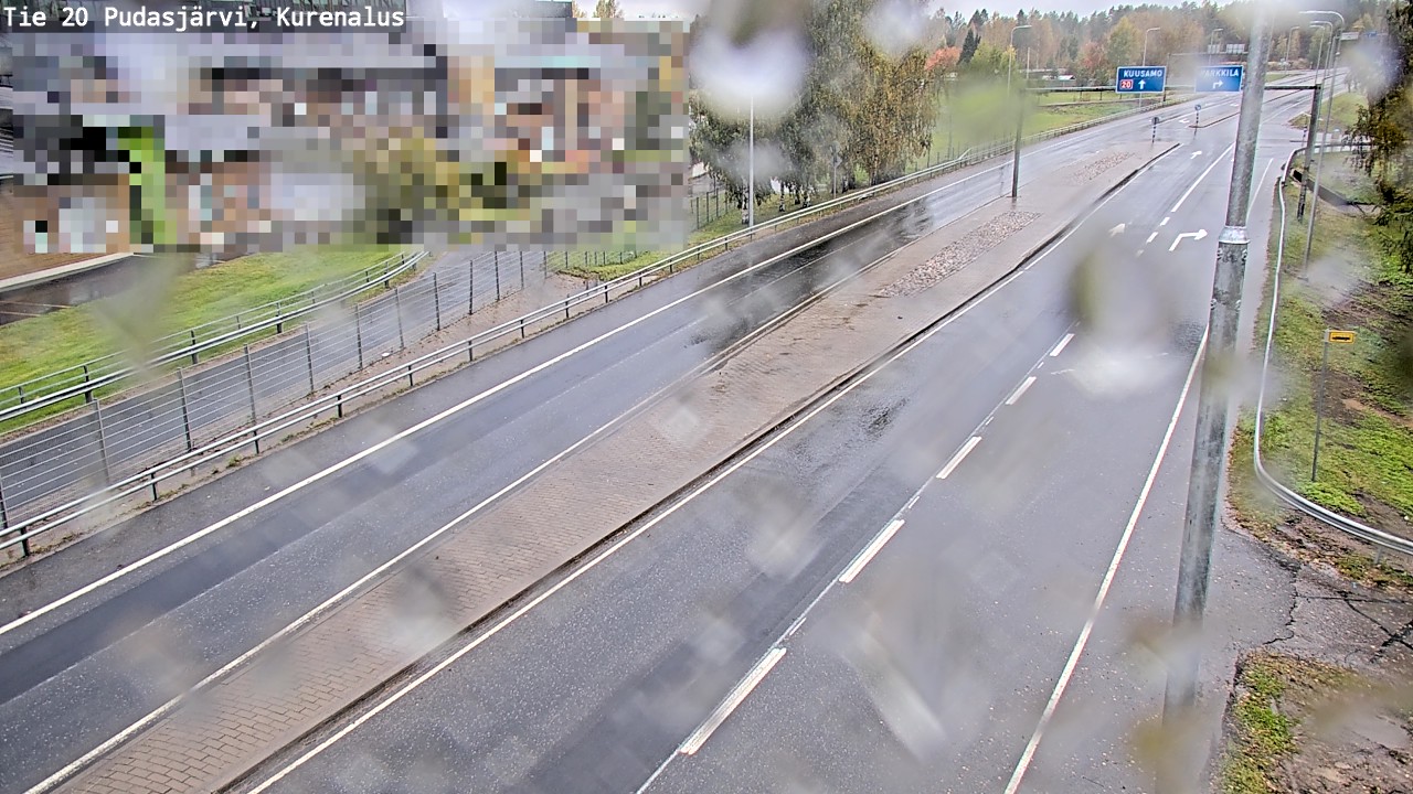 Weather Camera Image Väg 20Pudasjärvi, Kurenalus, Pudasjärvi, Pohjois-Pohjanmaa