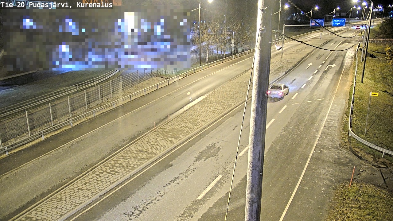 Kelikamerat Kuva Tie 20 Pudasjärvi, Kurenalus, Pudasjärvi, Pohjois-Pohjanmaa