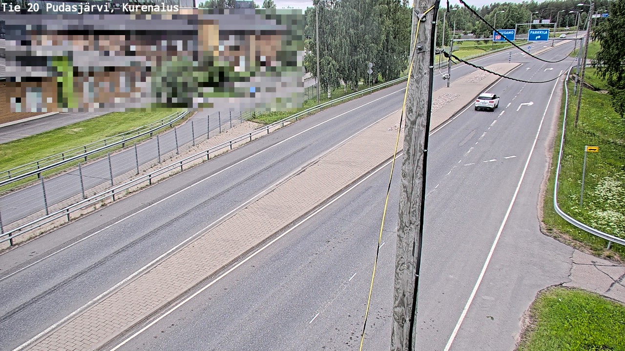 Kelikamerat Kuva Tie 20 Pudasjärvi, Kurenalus, Pudasjärvi, Pohjois-Pohjanmaa