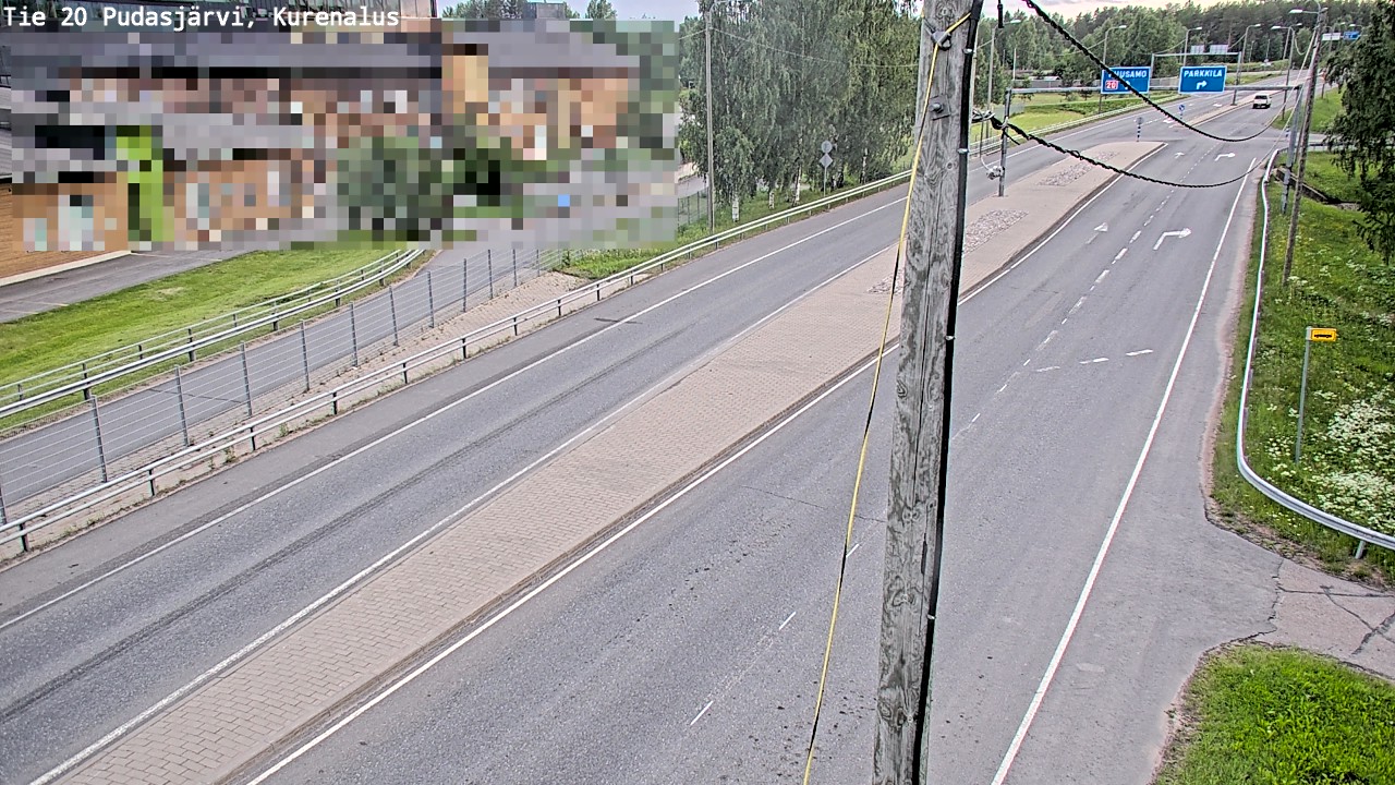 Kelikamerat Kuva Tie 20 Pudasjärvi, Kurenalus, Pudasjärvi, Pohjois-Pohjanmaa