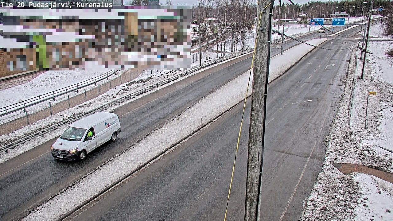 Kelikamerat Kuva Tie 20 Pudasjärvi, Kurenalus, Pudasjärvi, Pohjois-Pohjanmaa