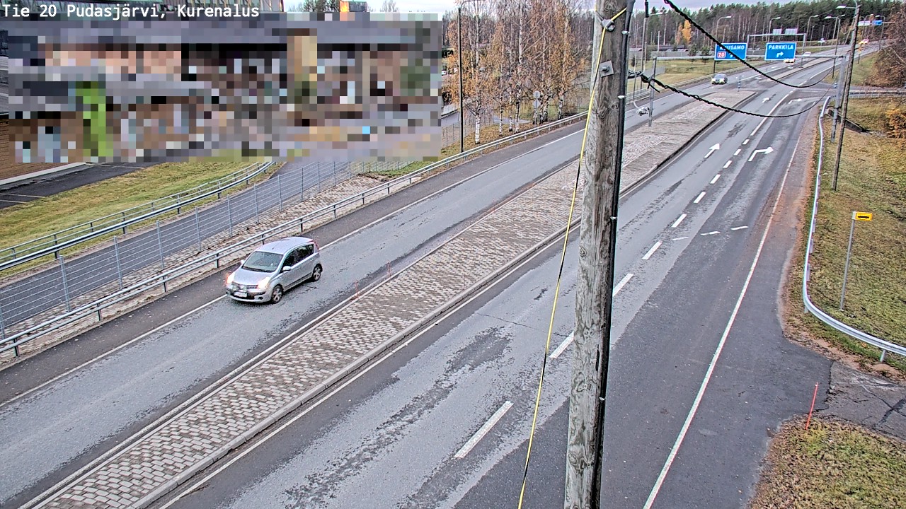 Kelikamerat Kuva Tie 20 Pudasjärvi, Kurenalus, Pudasjärvi, Pohjois-Pohjanmaa