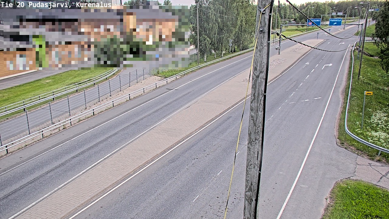 Kelikamerat Kuva Tie 20 Pudasjärvi, Kurenalus, Pudasjärvi, Pohjois-Pohjanmaa