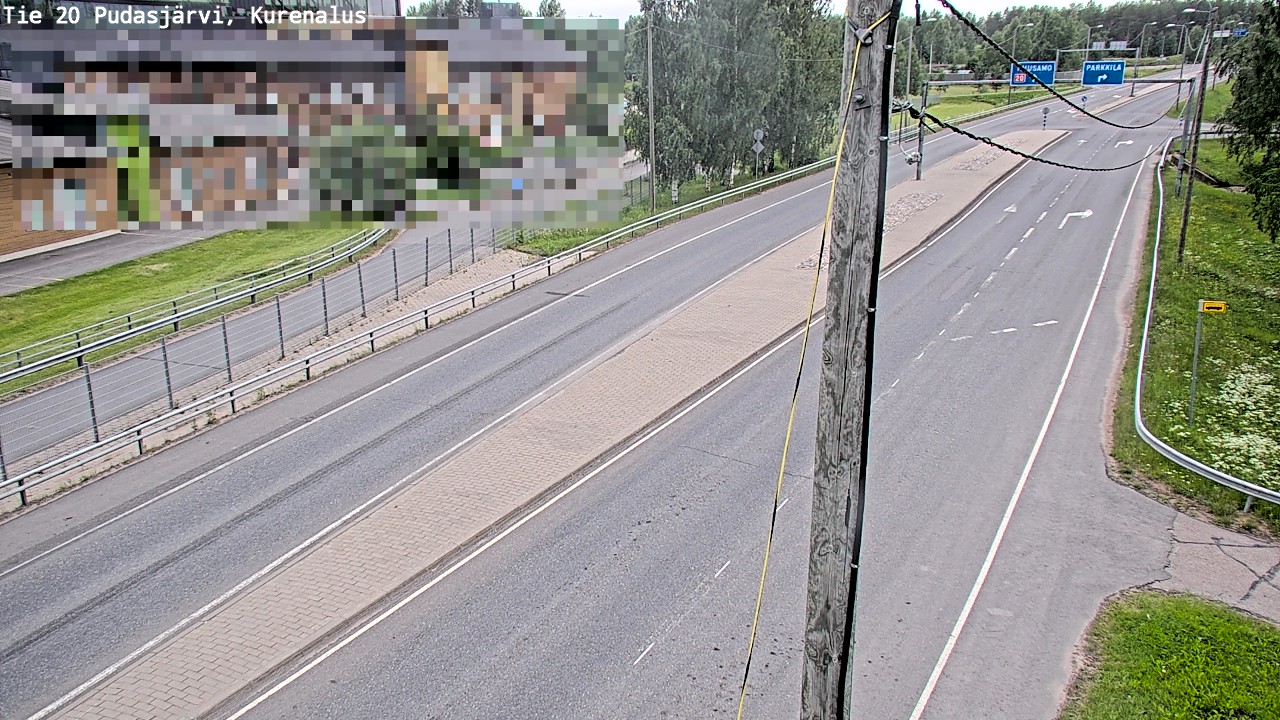 Kelikamerat Kuva Tie 20 Pudasjärvi, Kurenalus, Pudasjärvi, Pohjois-Pohjanmaa