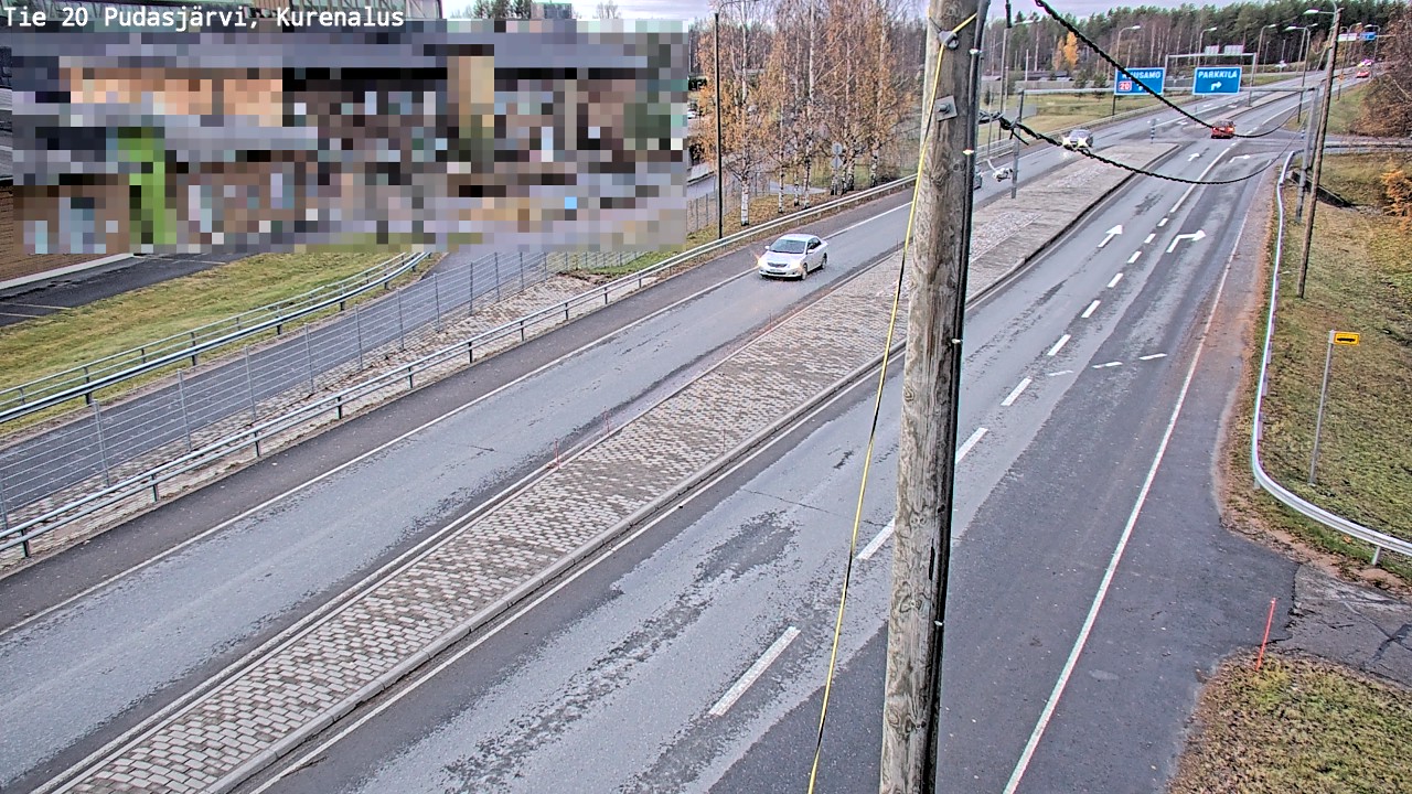 Kelikamerat Kuva Tie 20 Pudasjärvi, Kurenalus, Pudasjärvi, Pohjois-Pohjanmaa