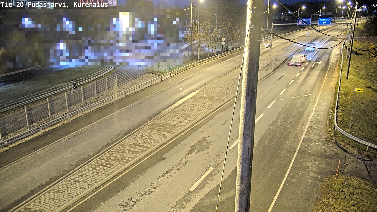 Kelikamerat Kuva Tie 20 Pudasjärvi, Kurenalus, Pudasjärvi, Pohjois-Pohjanmaa