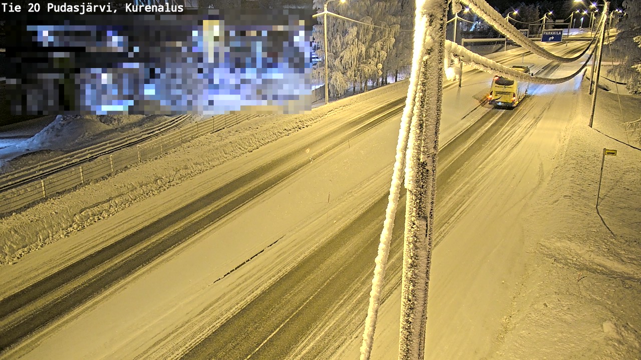 Kelikamerat Kuva Tie 20 Pudasjärvi, Kurenalus, Pudasjärvi, Pohjois-Pohjanmaa