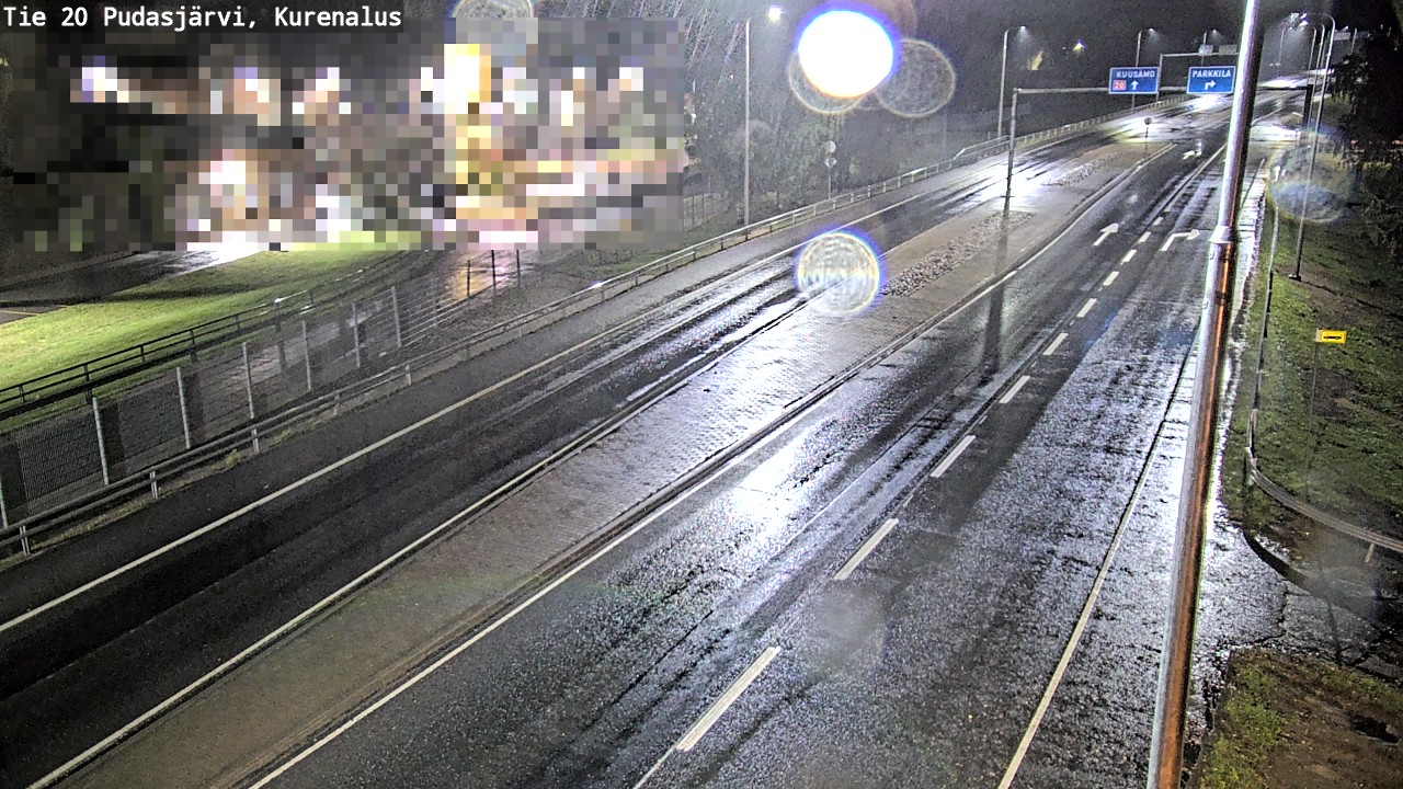 Weather Camera Image Väg 20Pudasjärvi, Kurenalus, Pudasjärvi, Pohjois-Pohjanmaa