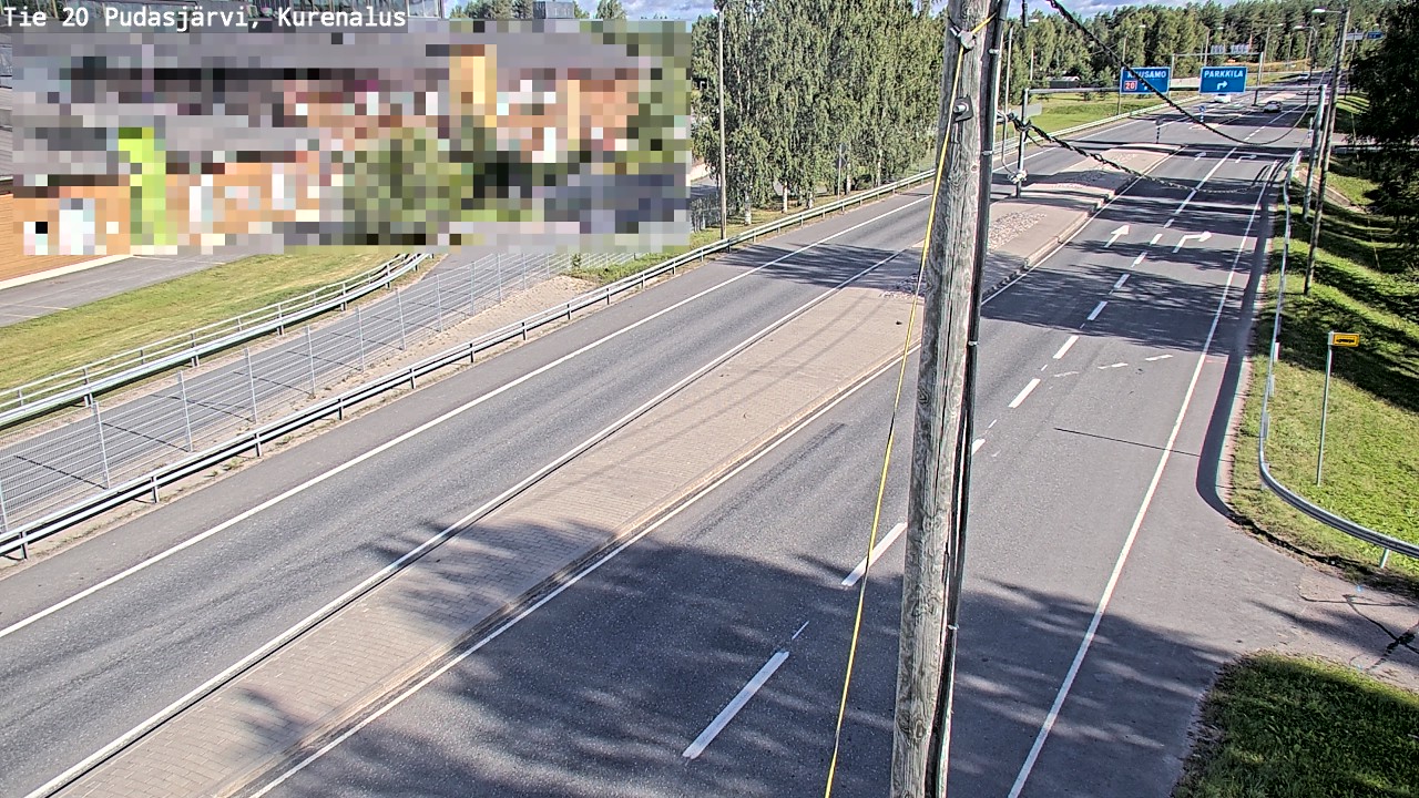 Weather Camera Image Väg 20Pudasjärvi, Kurenalus, Pudasjärvi, Pohjois-Pohjanmaa